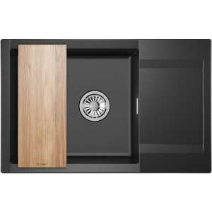 Мойка кухонная Granula Estetica 7807, шварц