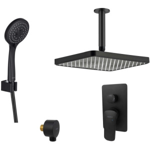 Душевая система Aquatek Вега AQ1073MB черный Душевая система Aquatek Вега AQ1073MB черный