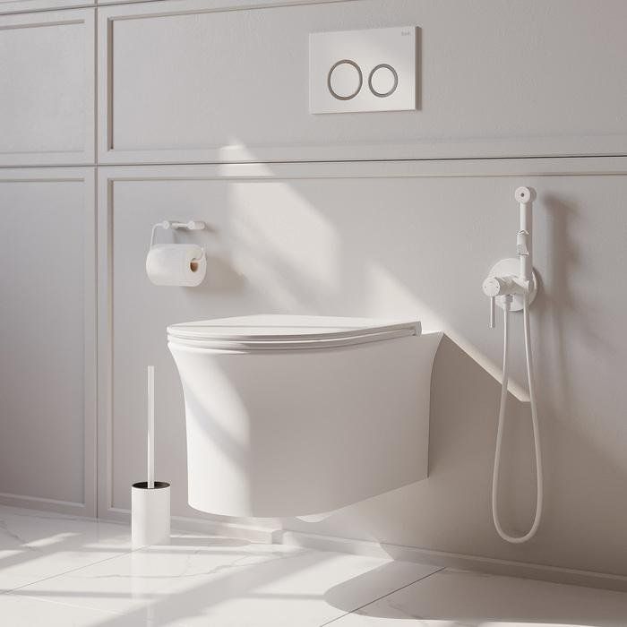 Купить Унитаз подвесной IDDIS Sena SENRDSEi25 безободковый, с микролифтом в Москве с доставкой Унитаз подвесной IDDIS Sena SENRDSEi25 безободковый, с микролифтом