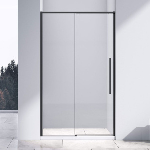 Душевая дверь в нишу Vincea Slim-N VDS-4SN120CLB 120 см, профиль черный