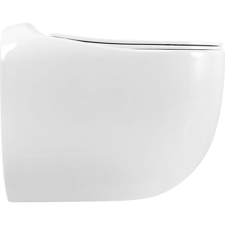 Купить Унитаз подвесной Art&Max Forli AM020CHR/SC с микролифтом, белый в Москве с доставкой Унитаз подвесной Art&Max Forli AM020CHR/SC с микролифтом, белый