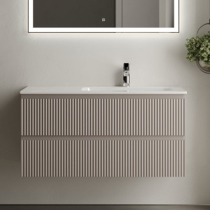 Тумба с раковиной Sancos Snob R 100 см, R, doha soft Тумба с раковиной Sancos Snob R 100 см, R, doha soft