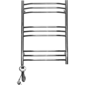 Полотенцесушитель электрический Domoterm Лаура П9 50x70, хром, L Полотенцесушитель электрический Domoterm Лаура П9 50x70, хром, L