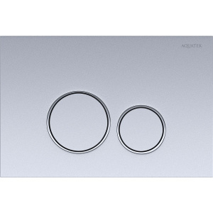 Кнопка смыва Акватек KDI-0000019 матовая, хром