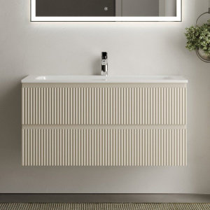 Тумба с раковиной Sancos Snob R 100 см, beige soft