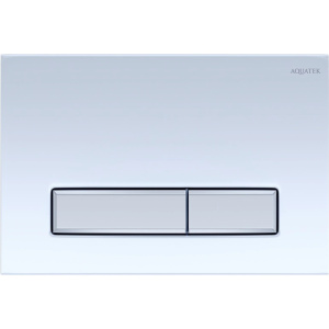 Кнопка смыва Aquatek Slim KDI-0000022 белая