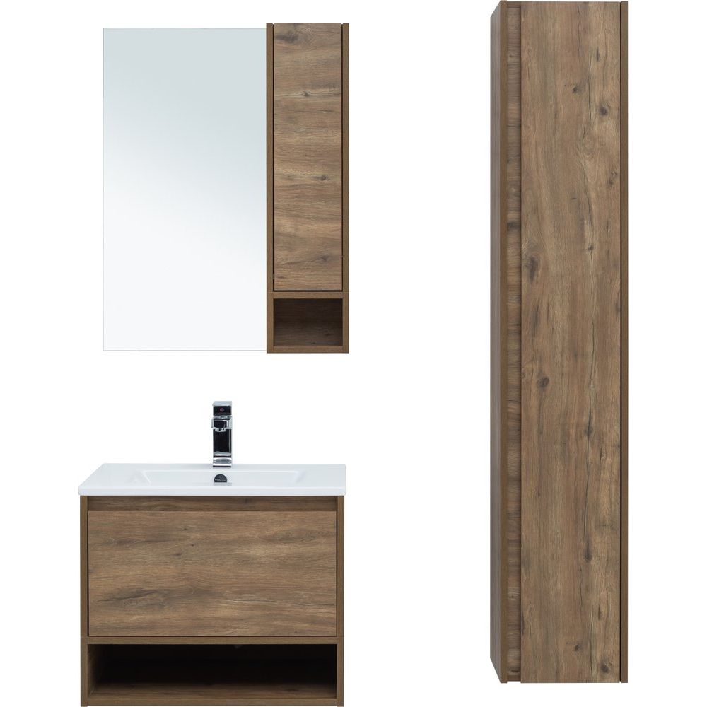 Купить Мебель для ванной STWORKI Карлстад 60 дуб рустикальный, в стиле лофт, под дерево, подвесная (гарнитур, комплект) в Москве с доставкой Мебель для ванной STWORKI Карлстад 60 дуб рустикальный, в стиле лофт, под дерево, подвесная (гарнитур, комплект)