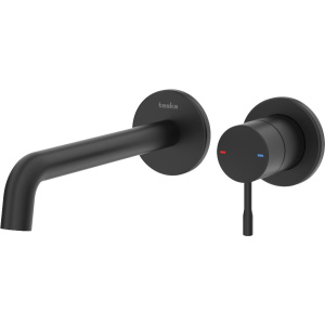 Смеситель для раковины Teska Atlas E5708 С ВНУТРЕННЕЙ ЧАСТЬЮ, черный матовый