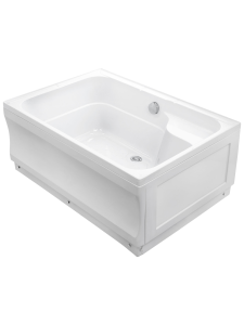 Ванна акриловая прямоугольная Wemor 120/80/50 S (10000002325)