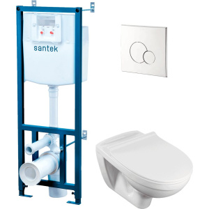 Комплект Santek Бореаль 1WH501544 кнопка хром