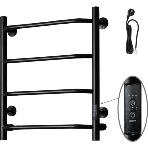 Полотенцесушитель электрический Тругор Пэк сп 6 60х50 с выключателем, черный