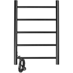 Полотенцесушитель электрический Domoterm Аврора DMT 109-5 50x71, черный, L Полотенцесушитель электрический Domoterm Аврора DMT 109-5 50x71, черный, L