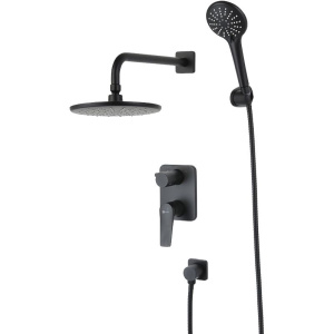 Душевой комплект Lemark Bronx LM3729BL С ВНУТРЕННЕЙ ЧАСТЬЮ, черный Душевой комплект Lemark Bronx LM3729BL С ВНУТРЕННЕЙ ЧАСТЬЮ, черный