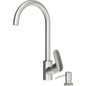 Смеситель для кухни AM.PM Like F8007D11 с дозатором, сатин Смеситель для кухни AM.PM Like F8007D11 с дозатором, сатин