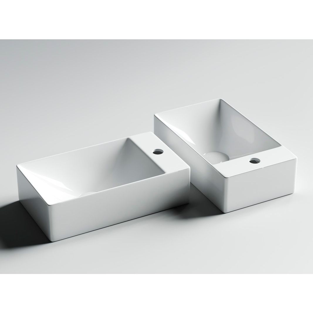 Купить Мебель для ванной комнаты Sancos Mini 35 R подвесная, белый глянец в Москве с доставкой Мебель для ванной комнаты Sancos Mini 35 R подвесная, белый глянец