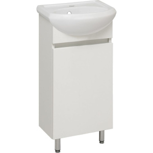 Тумба с раковиной Runo Лада 40 белая