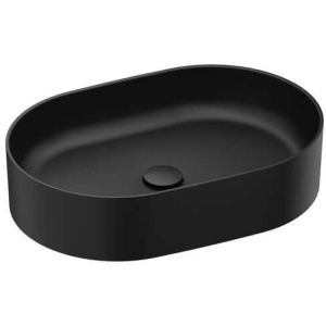 Раковина накладная Ravak Ceramic Slim O XJX0D155000 черная