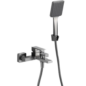Смеситель для ванны с душем BELZ B60613-3 вороненая сталь Смеситель для ванны с душем BELZ B60613-3 вороненая сталь