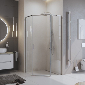 Душевой уголок BelBagno Uno -195 P 1 100 C Cr