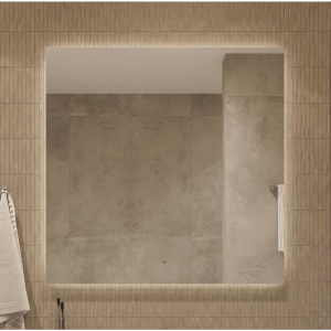 Зеркало DIWO Элиста, 100x100 с подсветкой