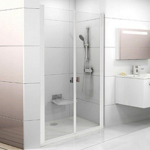 Душевая дверь в нишу Ravak Chrome CSD2-100 Transparent, профиль белый