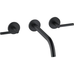 Смеситель для раковины Kludi Nova Fonte 201463915 черный, С ВНУТРЕННЕЙ ЧАСТЬЮ