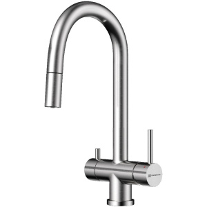 Смеситель для кухни Omoikiri Akita-S BN сталь Смеситель для кухни Omoikiri Akita-S BN сталь