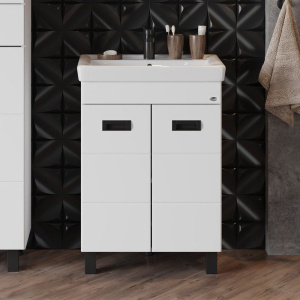 Тумба с раковиной Onika Балтика Black 55.11