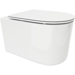 Унитаз подвесной Ceruttispa Tanaro Aria 9236 MW безободковый, с микролифтом, белый матовый Унитаз подвесной Ceruttispa Tanaro Aria 9236 MW безободковый, с микролифтом, белый матовый