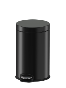 Педальное ведро Черный матовый WeltWasser ERFIE BL 3L (10000000895)