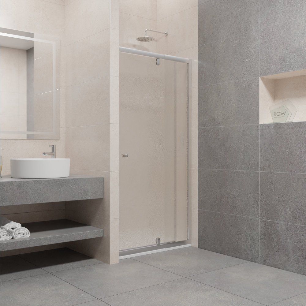 Душевая дверь в нишу RGW Passage PA-02 (700х1850)x1850 стекло шиншилла EasyClean