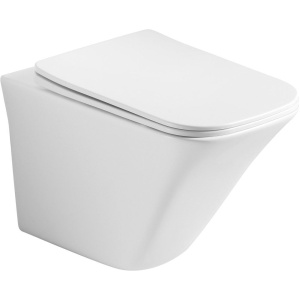 Унитаз подвесной Ceramicanova Mono CN1902 с микролифтом, безободковый