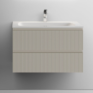 Тумба с раковиной Sancos Snob T 80 см, beige soft Тумба с раковиной Sancos Snob T 80 см, beige soft