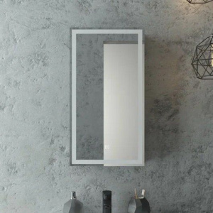 Зеркало-шкаф CONTINENT Allure R 35х65 с подсветкой