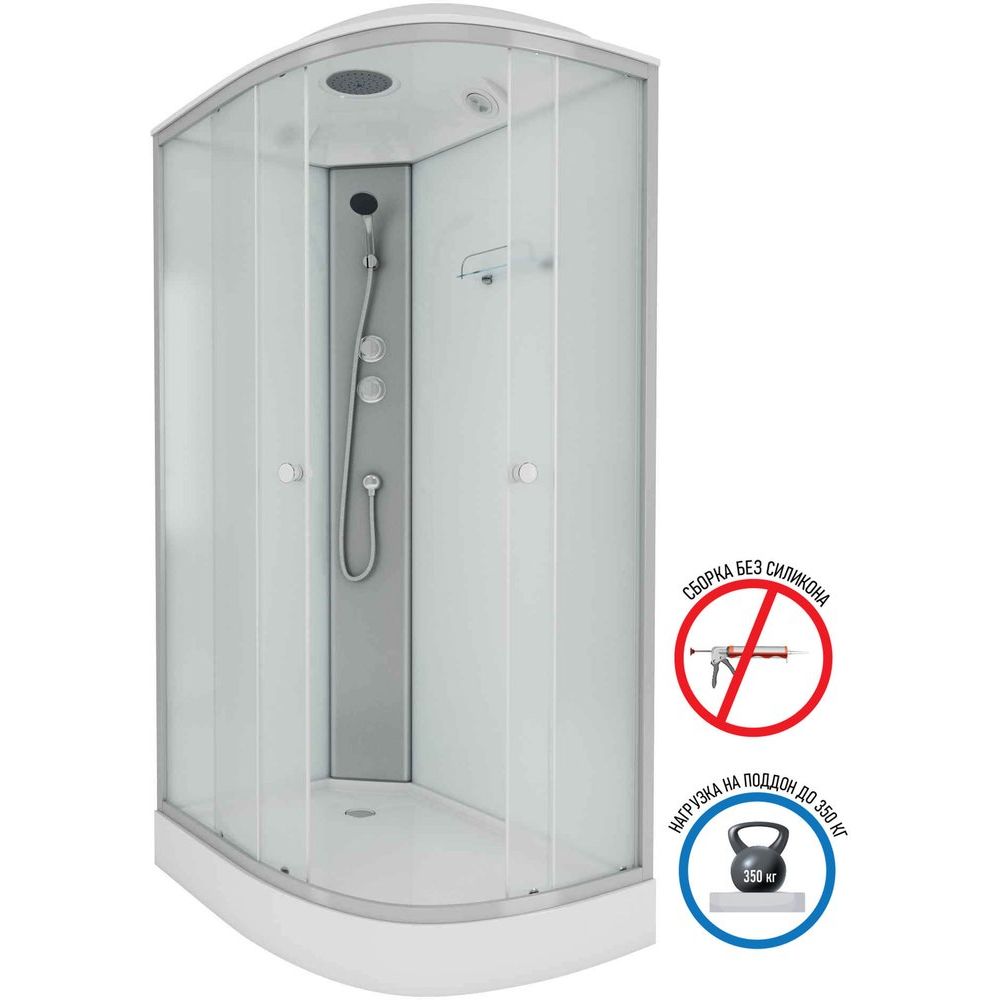 Купить Душевая кабина Niagara Eco E120/80/13L/MT 120х80 см в Москве с доставкой Душевая кабина Niagara Eco E120/80/13L/MT 120х80 см