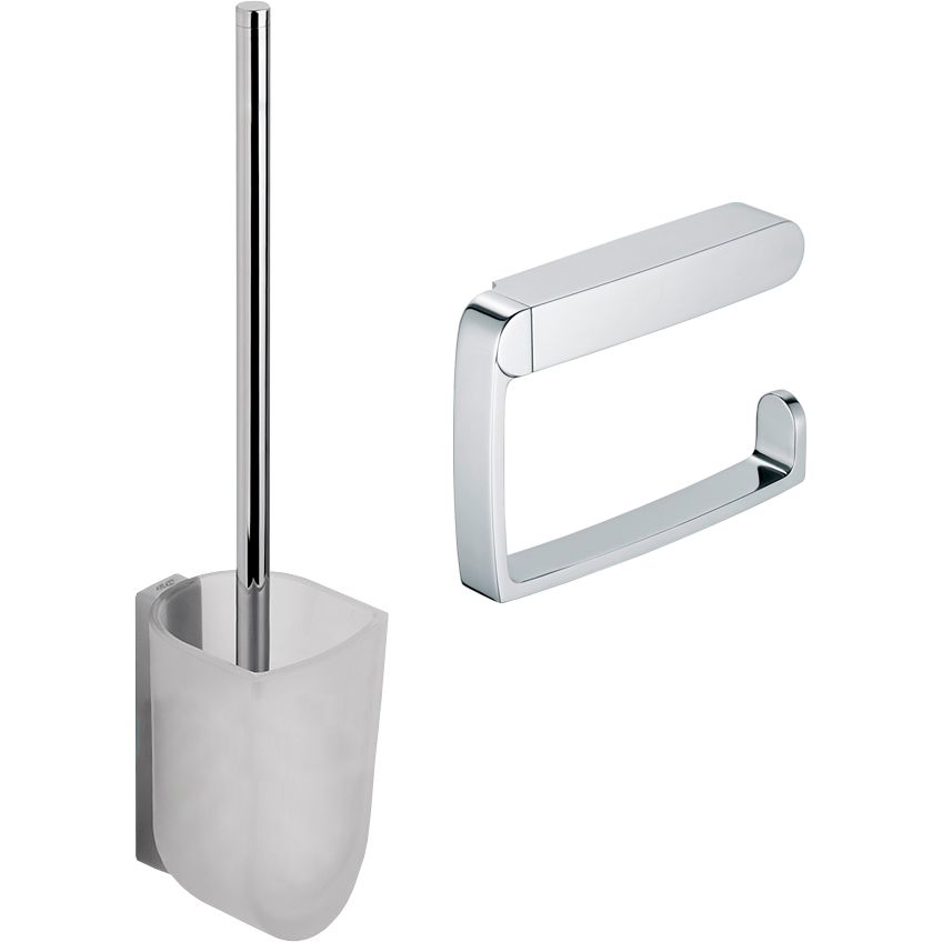 Набор Keuco Elegance new Держатель туалетной бумаги Elegance new 11662 010000 хром + Ершик Elegance new 11669 019000 Набор Keuco Elegance new Держатель туалетной бумаги Elegance new 11662 010000 хром + Ершик Elegance new 11669 019000