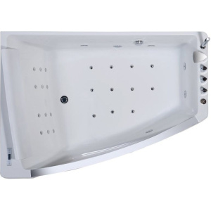 Акриловая ванна Orans BT-65109 L 170x120 см, угловая, с гидромассажем, с каркасом, со сливом-переливом, с подголовником, для двоих, асимметричная Акриловая ванна Orans BT-65109 L 170x120 см, угловая, с гидромассажем, с каркасом, со сливом-переливом, с подголовником, для двоих, асимметричная