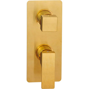 Смеситель для ванны с душем Remer Absolute AU92KBBG золотой брашированный Смеситель для ванны с душем Remer Absolute AU92KBBG золотой брашированный