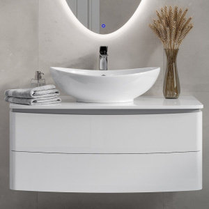 Тумба с раковиной Velvex Luna 100