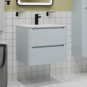 Тумба с раковиной IDDIS Edifice 60 подвесная, голубая Тумба с раковиной IDDIS Edifice 60 подвесная, голубая