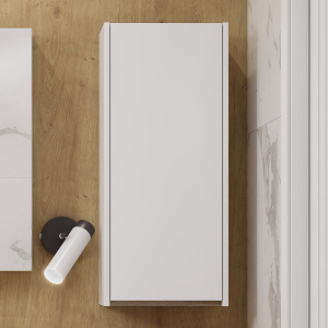 Шкаф AQUATON Марти белый, дуб эндгрейн