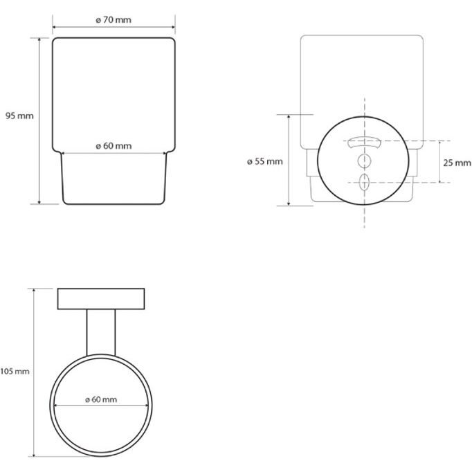 Купить Стакан Sapho X-Round XB900 в Москве с доставкой Стакан Sapho X-Round XB900