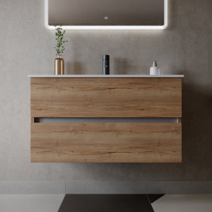 Тумба с раковиной Sancos Urban 90 см дуб галифакс натуральный Тумба с раковиной Sancos Urban 90 см дуб галифакс натуральный