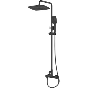 Душевая стойка BelBagno Acqua ACQUA-DOCM-NERO черный матовый