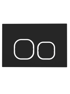 Кнопка для инсталляции черная WeltWasser BAMBERG BL (10000010290)