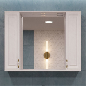 Зеркало Stella Polar Кармела 100 ольха белая