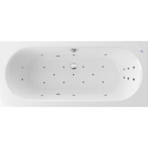 Акриловая ванна Excellent Oceana Slim WAEX.OCE18S.ULTRA 180x80 см, с гидромассажем, с каркасом, со сливом-переливом