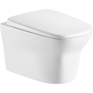 Унитаз подвесной Ceruttispa Ami Aria 8780 безободковый, с микролифтом Унитаз подвесной Ceruttispa Ami Aria 8780 безободковый, с микролифтом