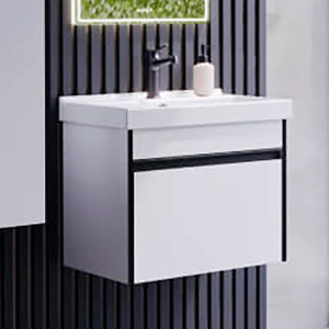 Тумба с раковиной Aqwella Urban 50 подвесная, белая глянцевая