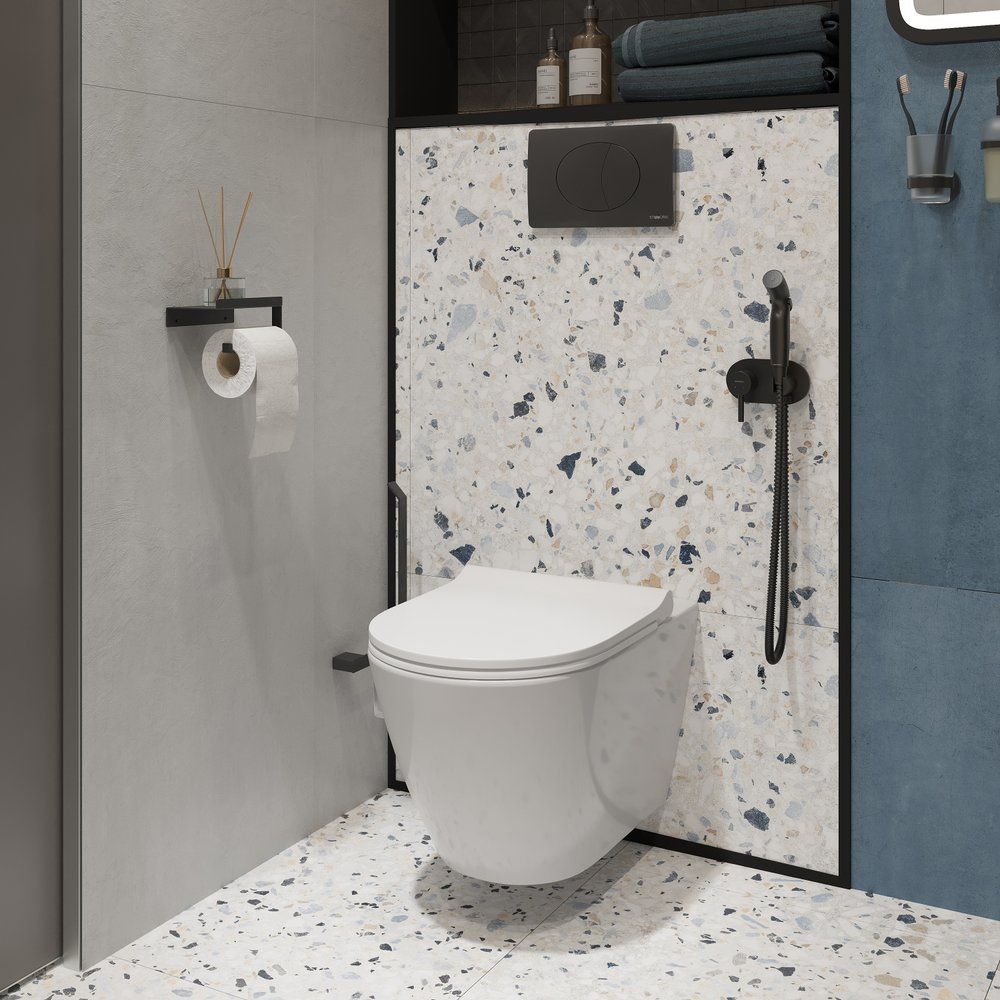 Купить Унитаз подвесной STWORKI Молде 7551N003-7700 безободковый, с микролифтом в Москве с доставкой Унитаз подвесной STWORKI Молде 7551N003-7700 безободковый, с микролифтом